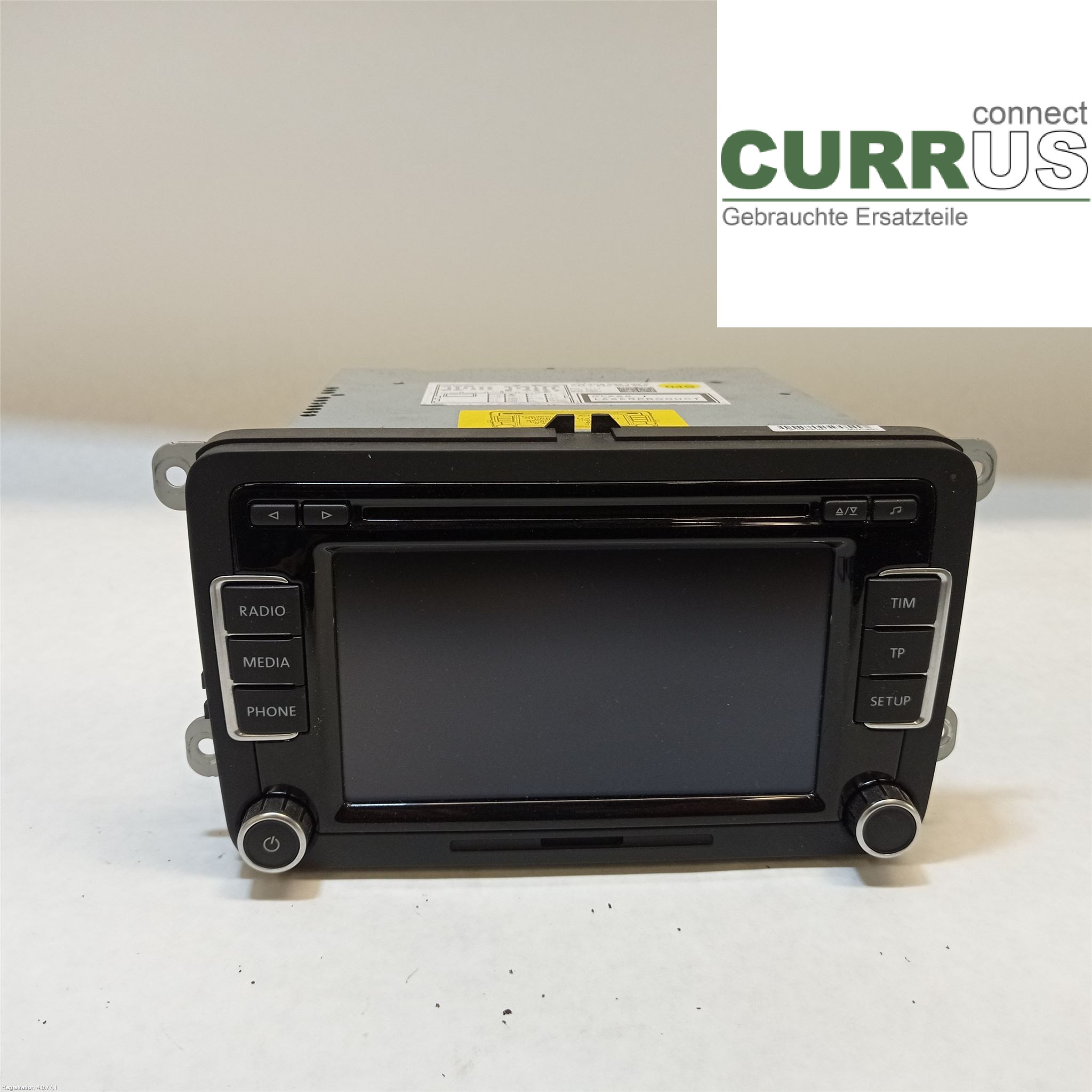 VW PASSAT  11-14 Radio CD / panneau multimédia 3C8057195F CFFB