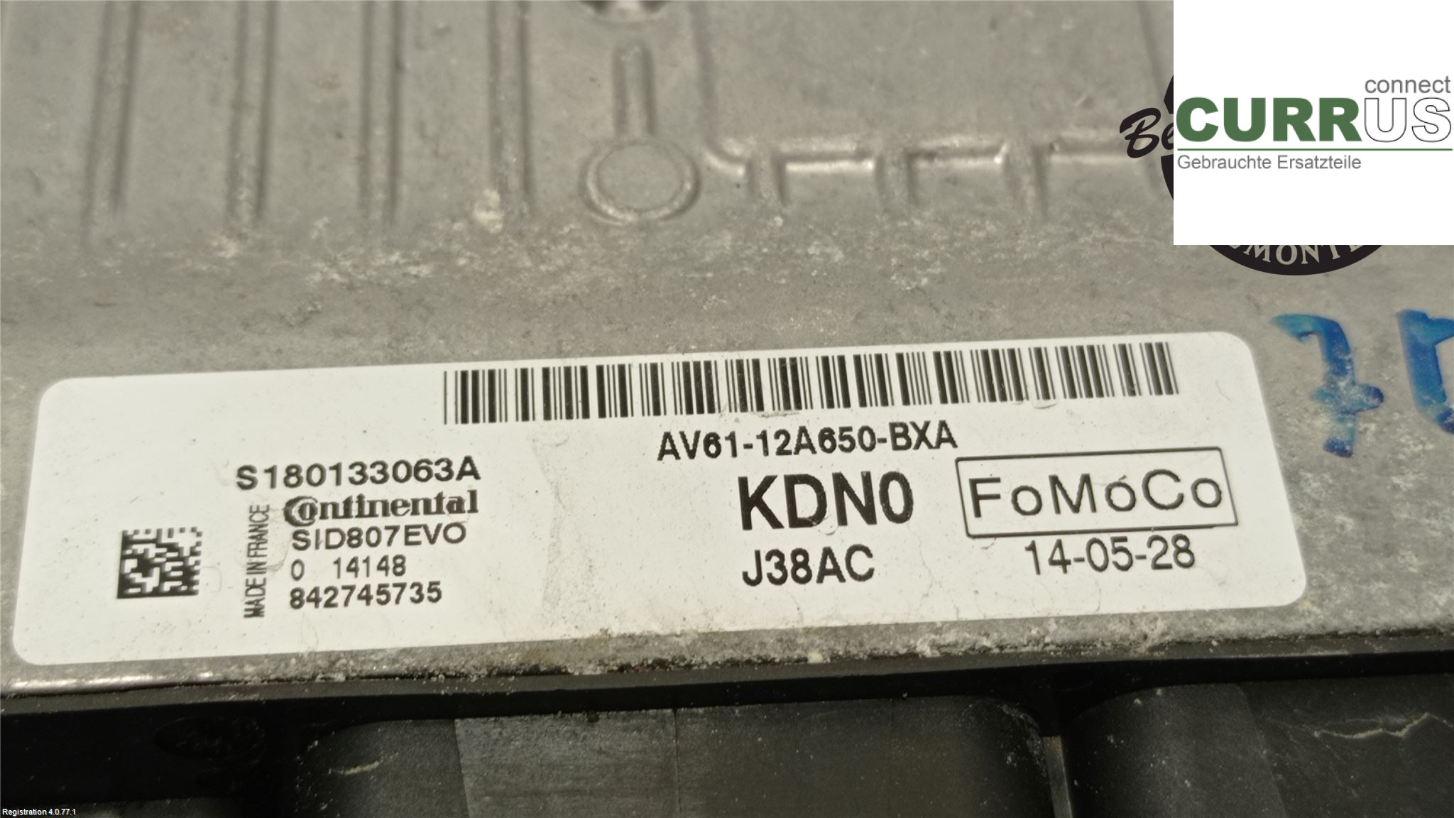 FORD C-MAX II 11-14 Engine Control Unit (ECU) 1838045 T1DB