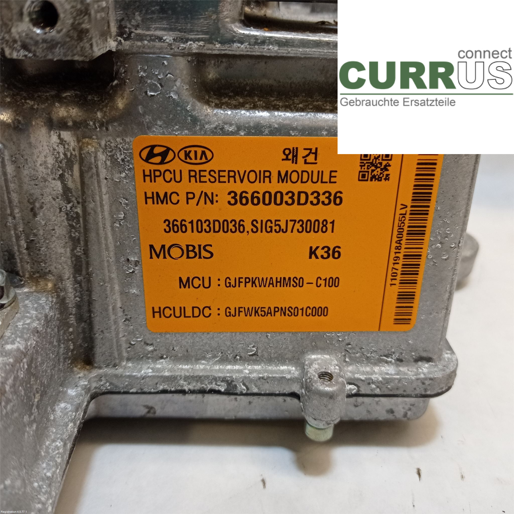 KIA OPTIMA  16-20 Module de distribution électrique 366003D336 G4NG