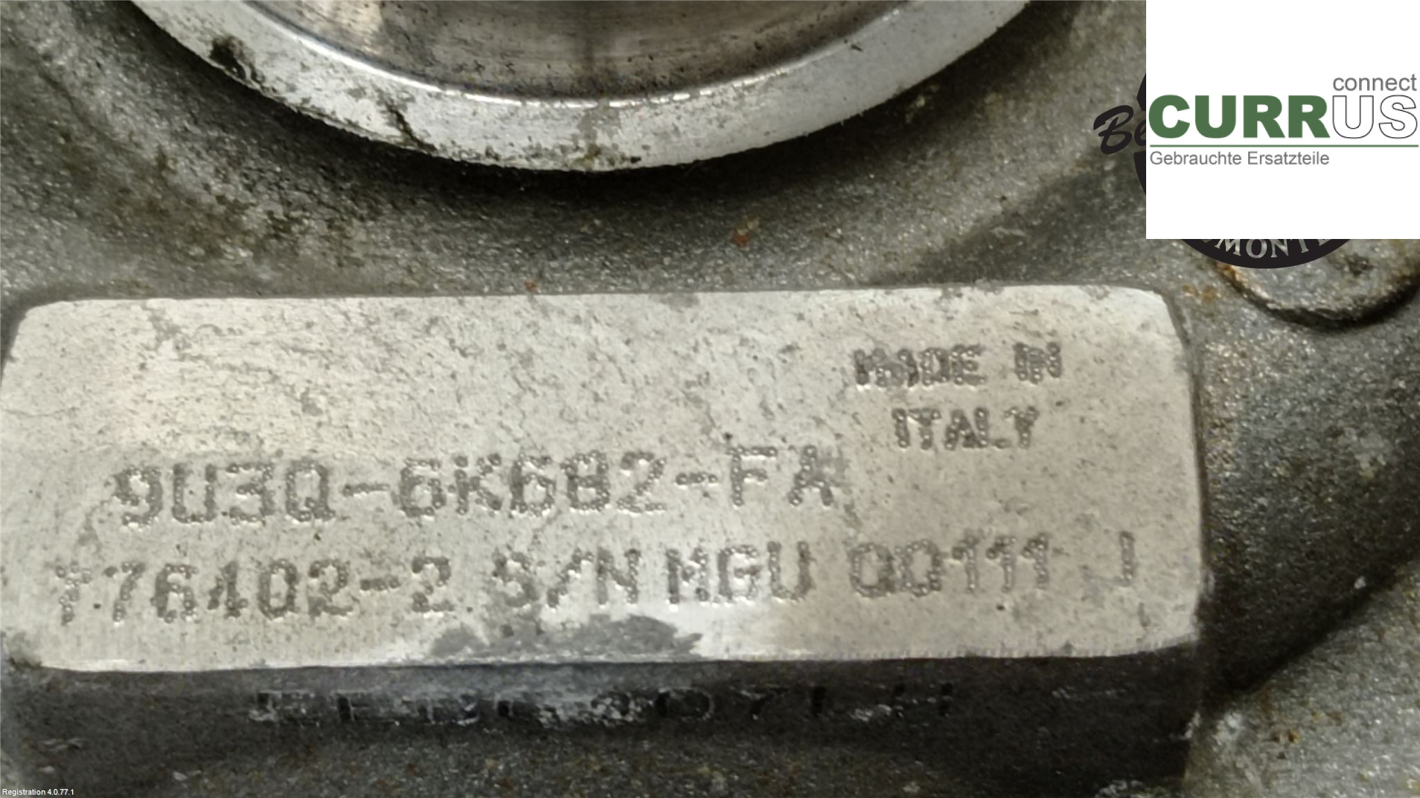CITROEN C5  08-17 Turbocompresseur 0375 Q1 X8Z