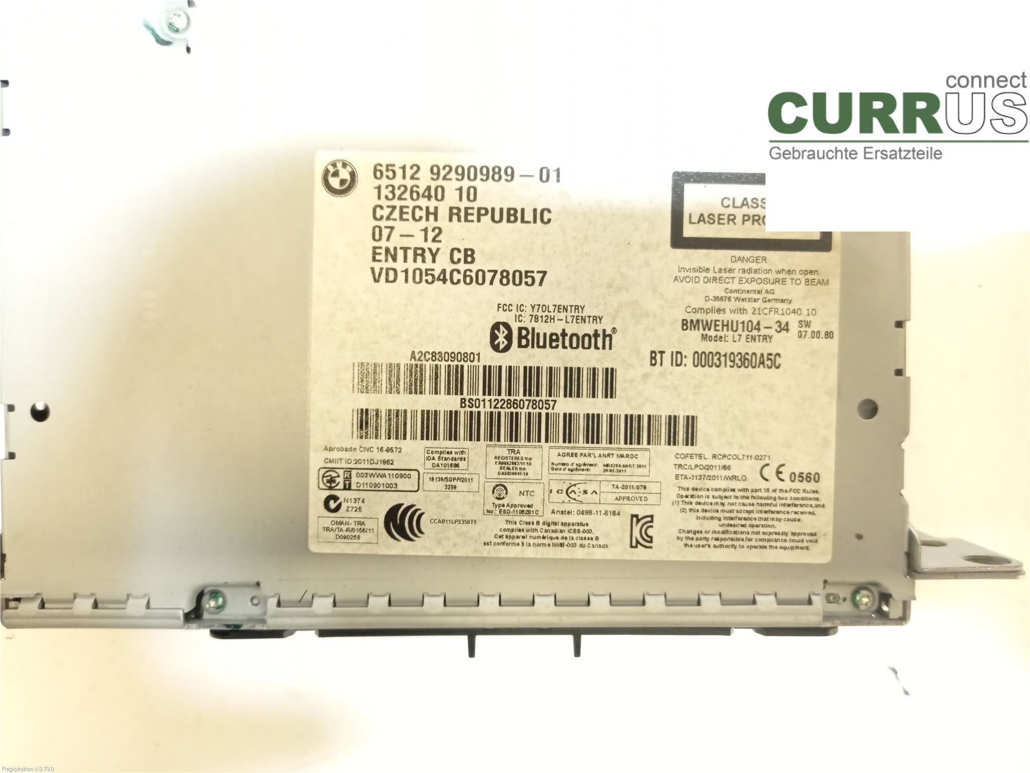 BMW 1 F20/F21   11-19 Radio CD / Multimedia panel 65129270361 N47-D20C