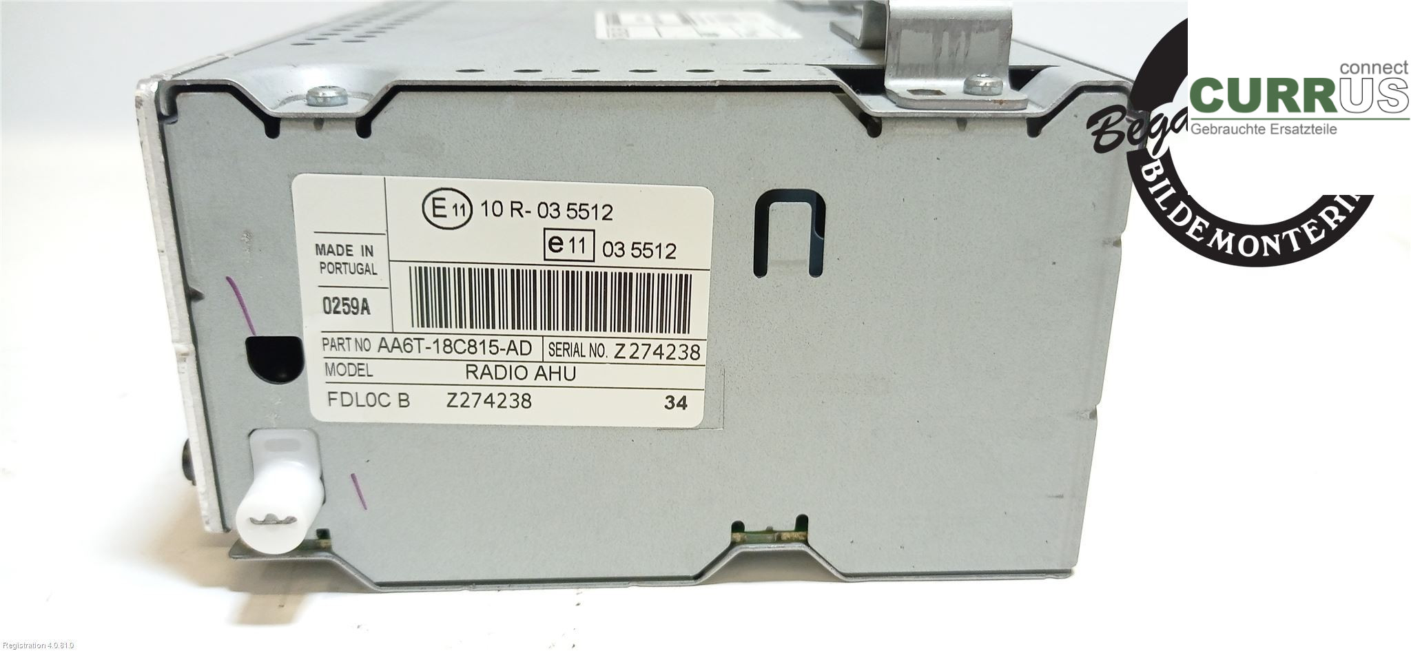 FORD FIESTA     09-12 Radio CD /Multimediapanel 2044327 SNJB