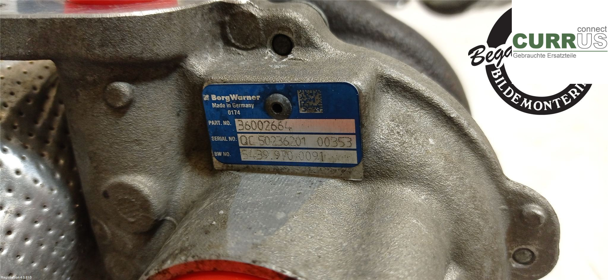 VOLVO XC60  14-17 Turbo charger 36010146 D5244T12