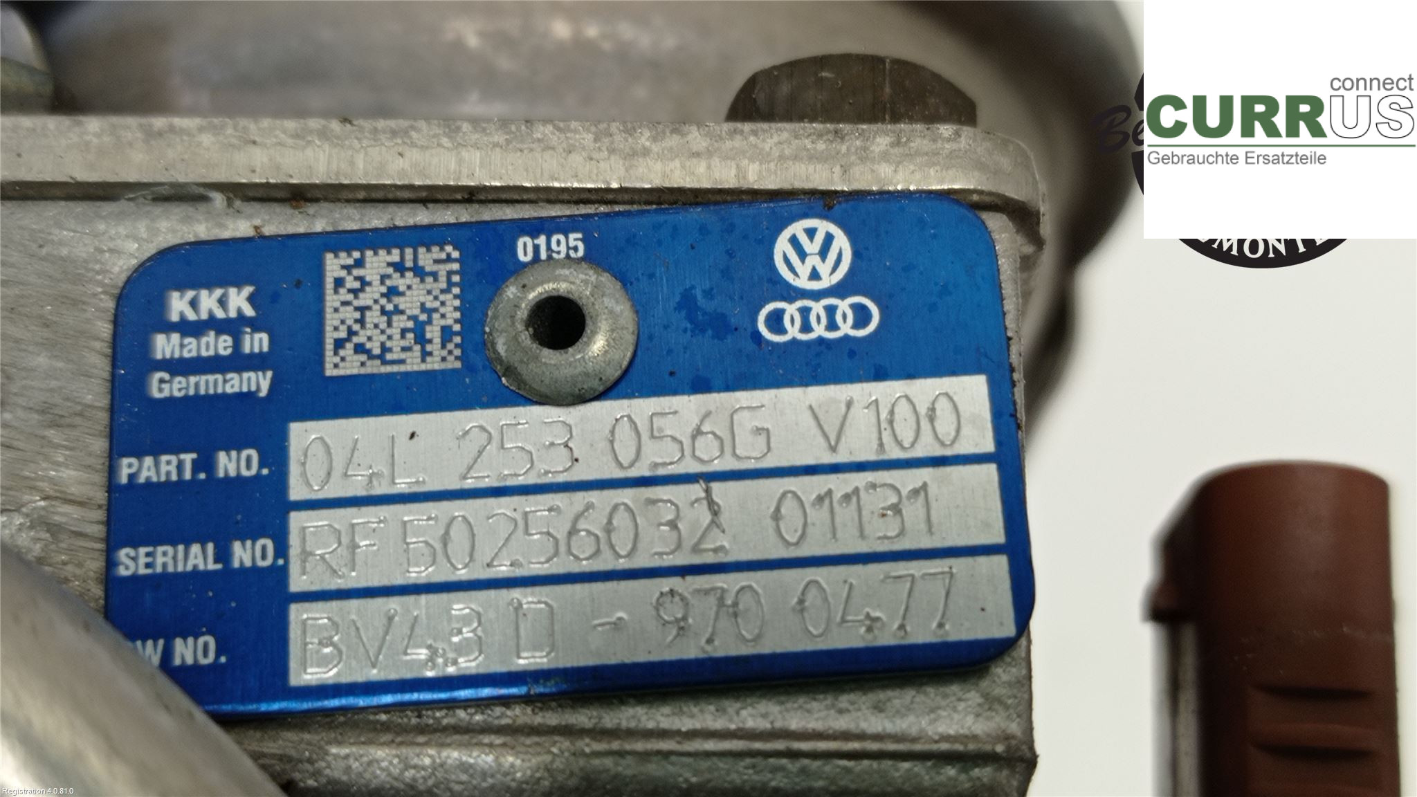 VW PASSAT  15-19 Turbo charger 04L 253 124 AX DFCA