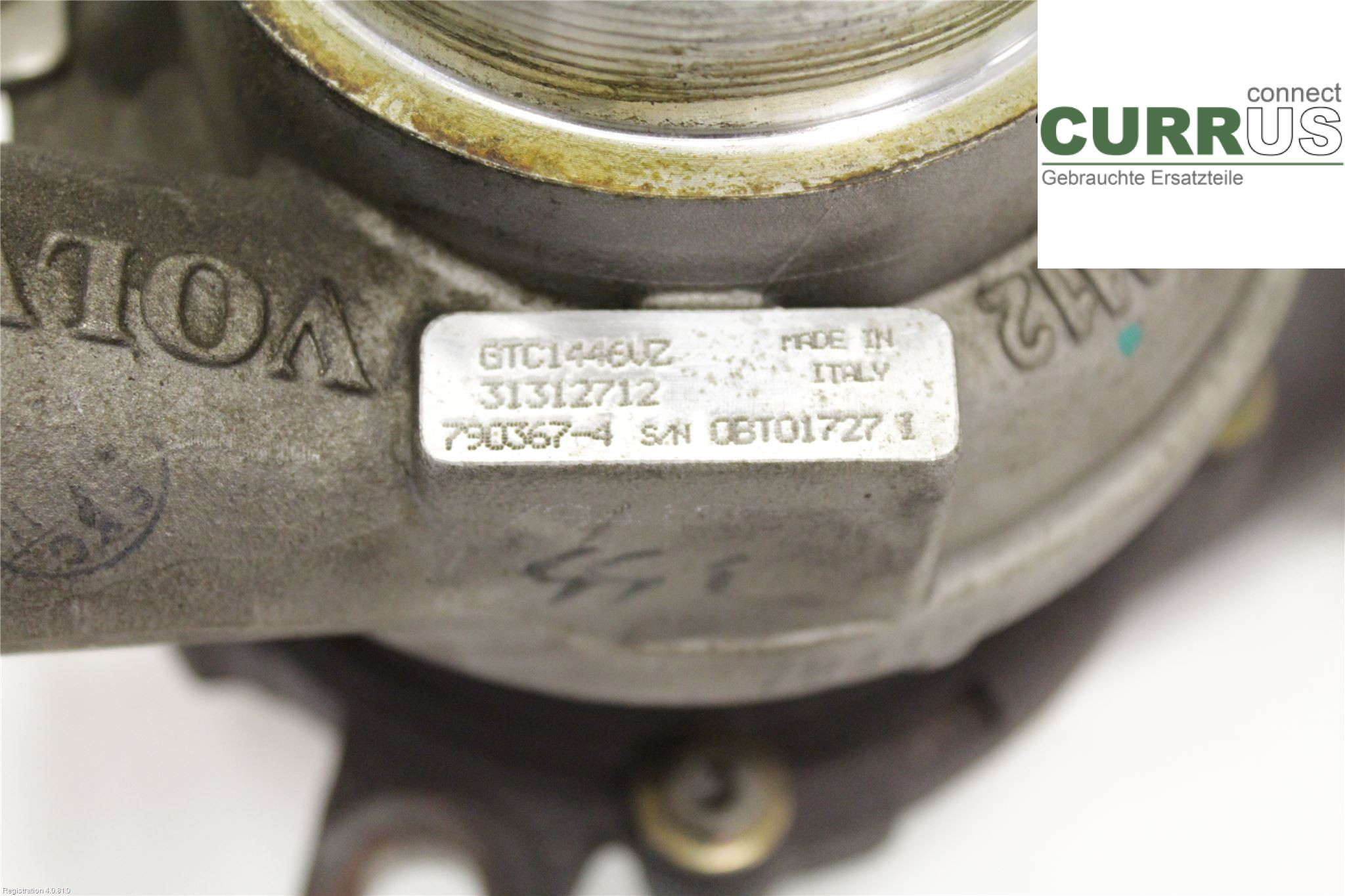 VOLVO V50      08-12 Turbo charger 31312712 D5204T5
