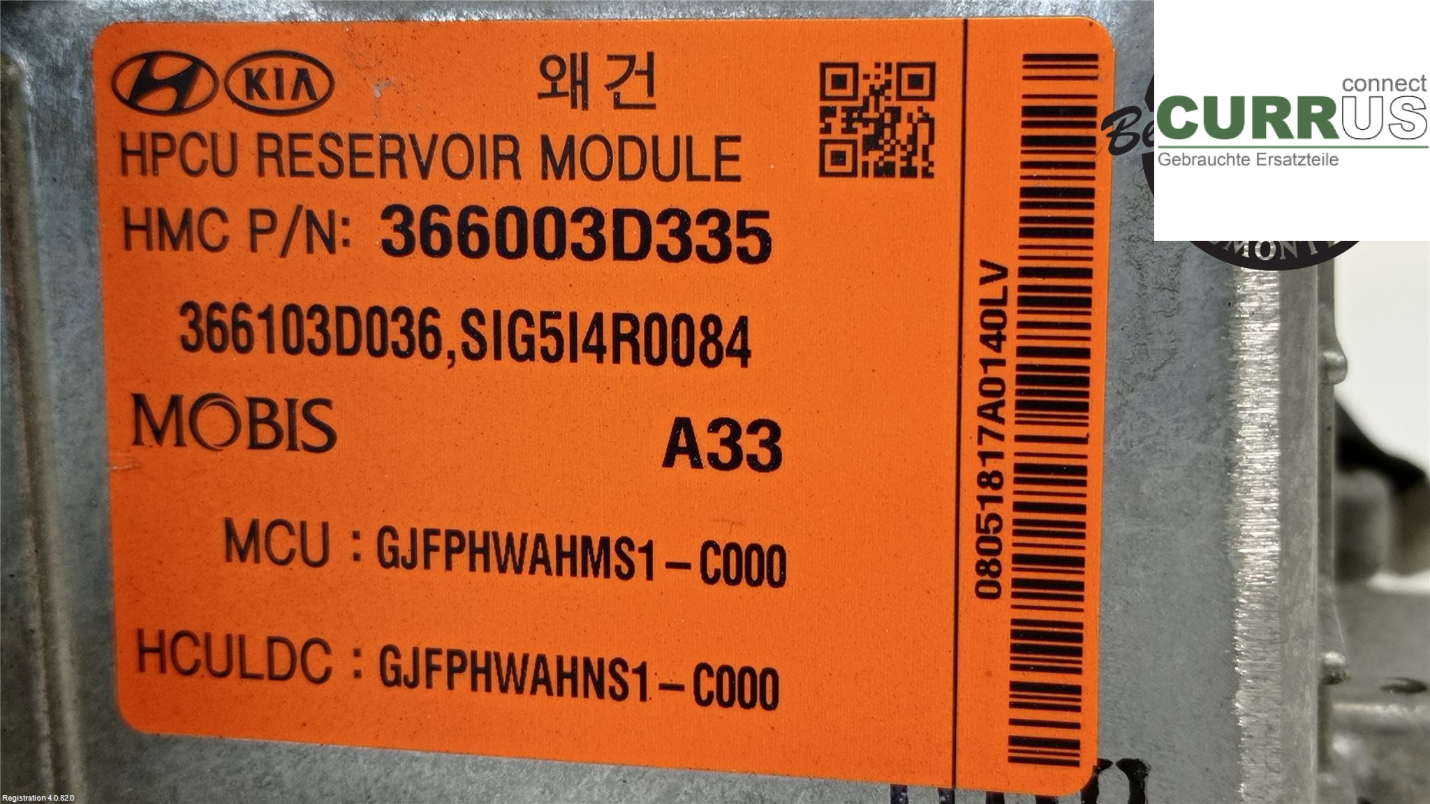 KIA OPTIMA  16-20 Power distribution controller 36600 3D335 G4NG