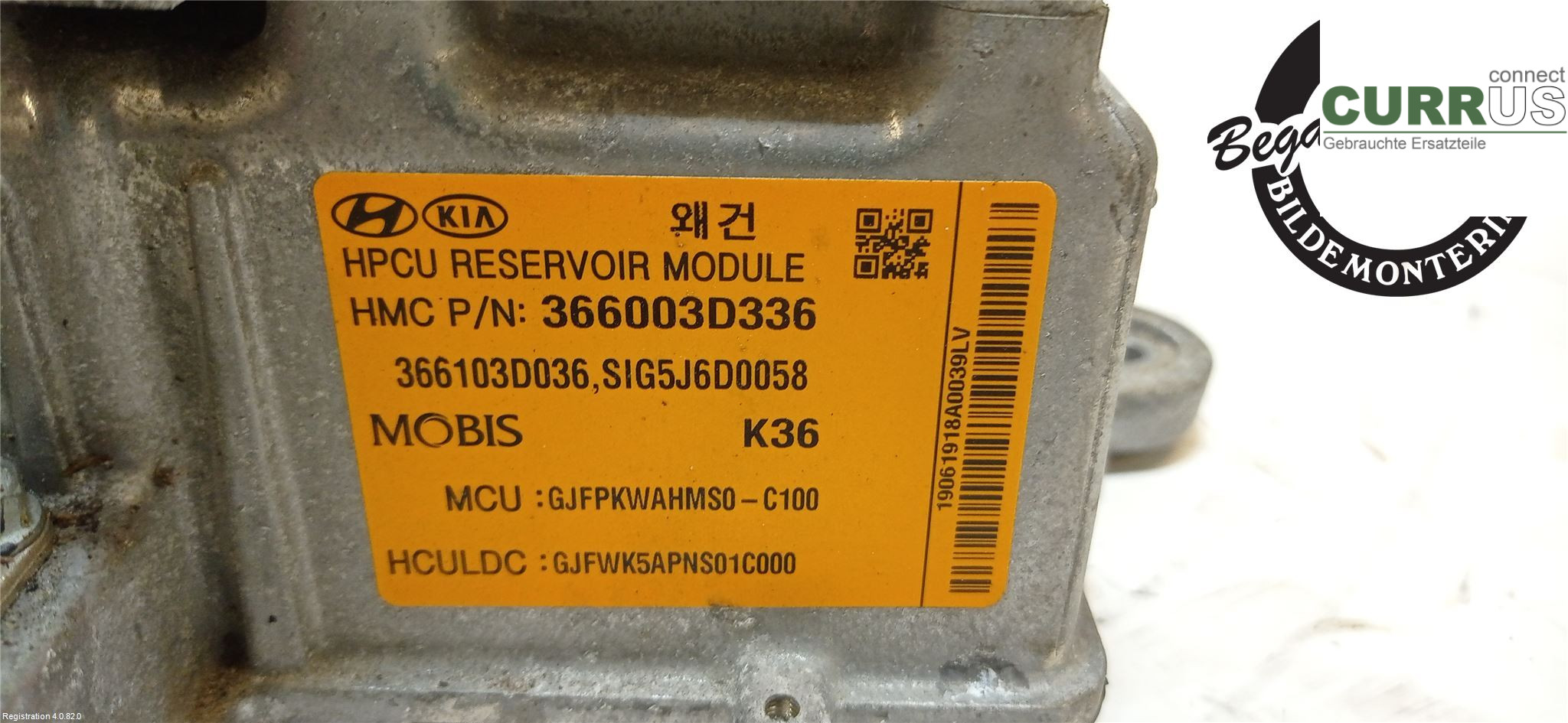 KIA OPTIMA  16-20 Power distribution controller 366003D336 G4NG