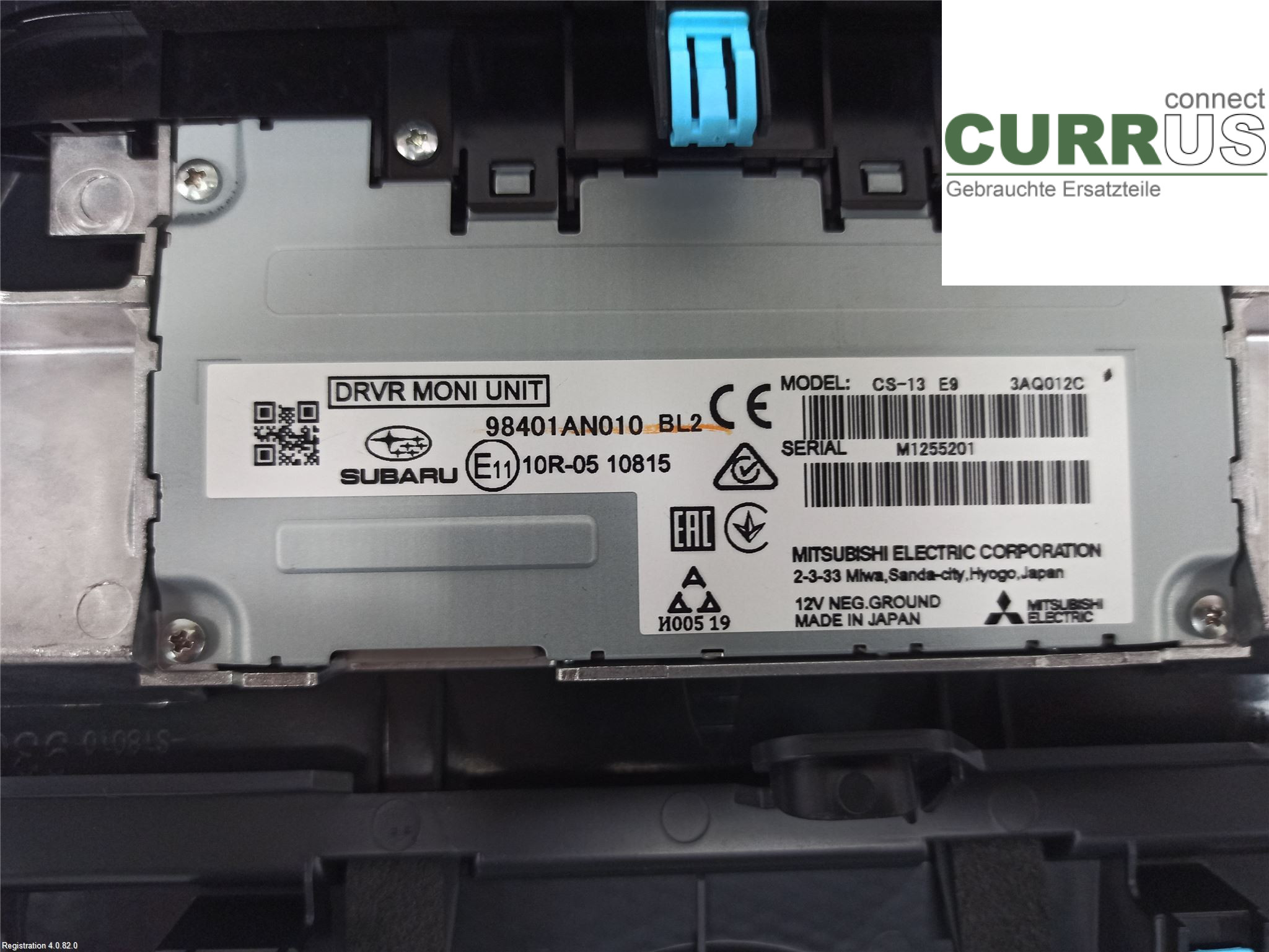 SUBARU OUTBACK  21- Control display  FB25