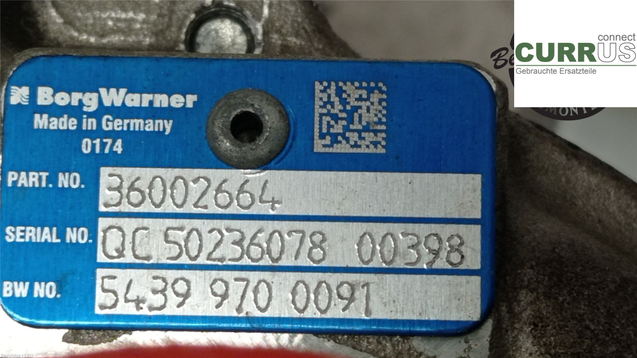 VOLVO XC70  14-16 Turbo charger 36010146 D5244T12