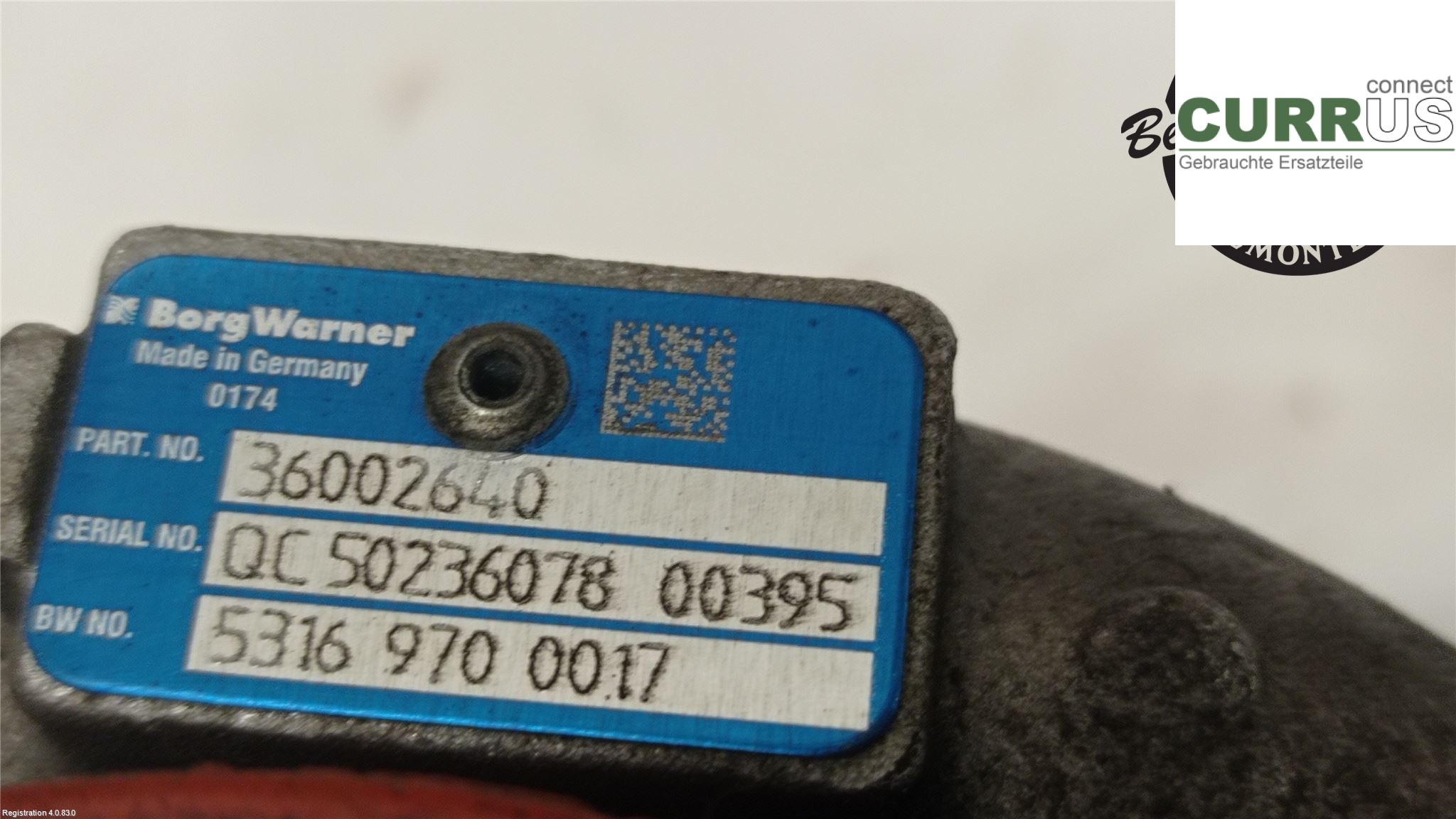 VOLVO XC70  14-16 Turbo charger 36010145 D5244T12