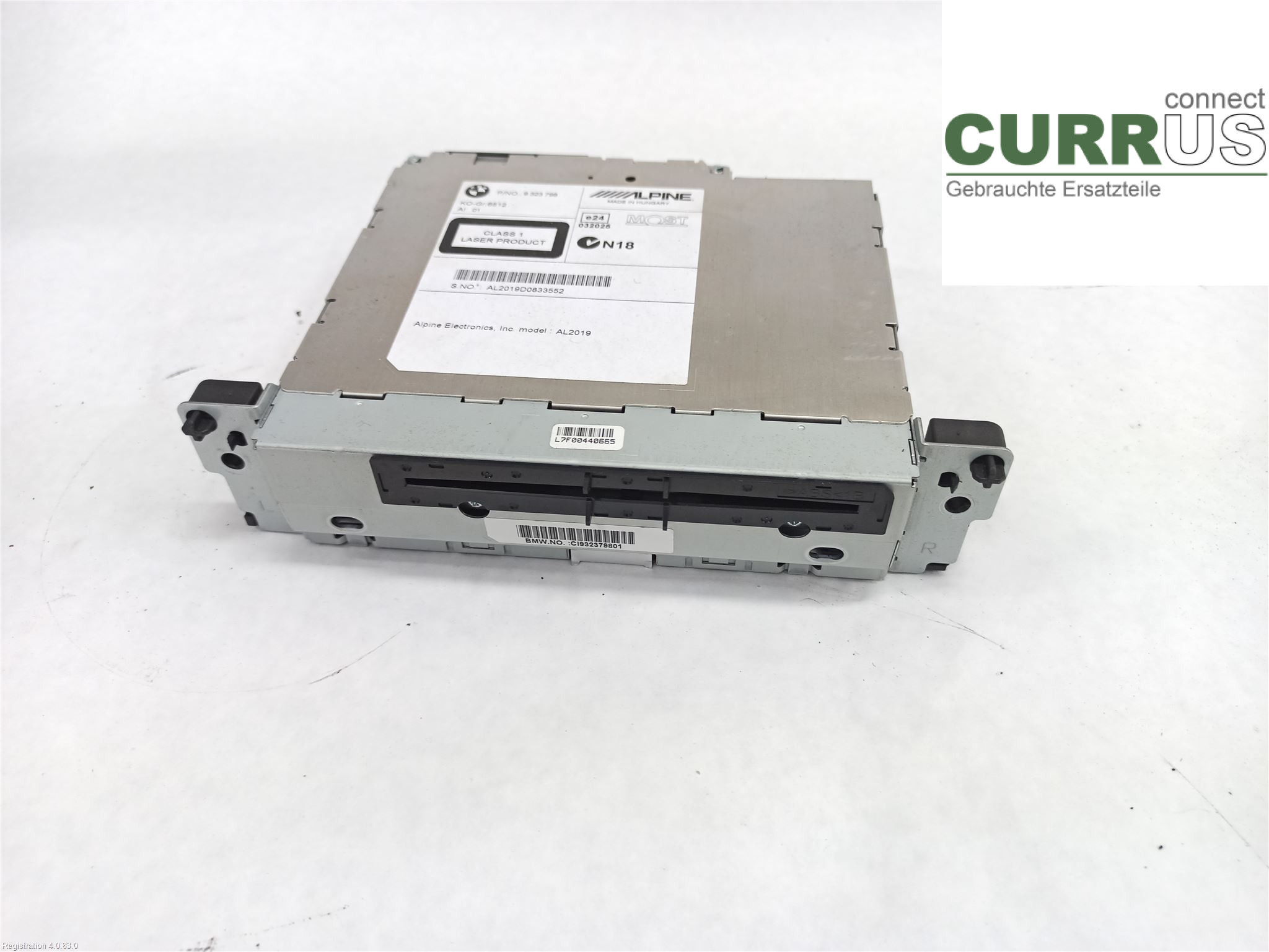 BMW F10/F11/F18  09-17 Radio CD / Multimedia panel 65 12 9 316 173 N47-D20C