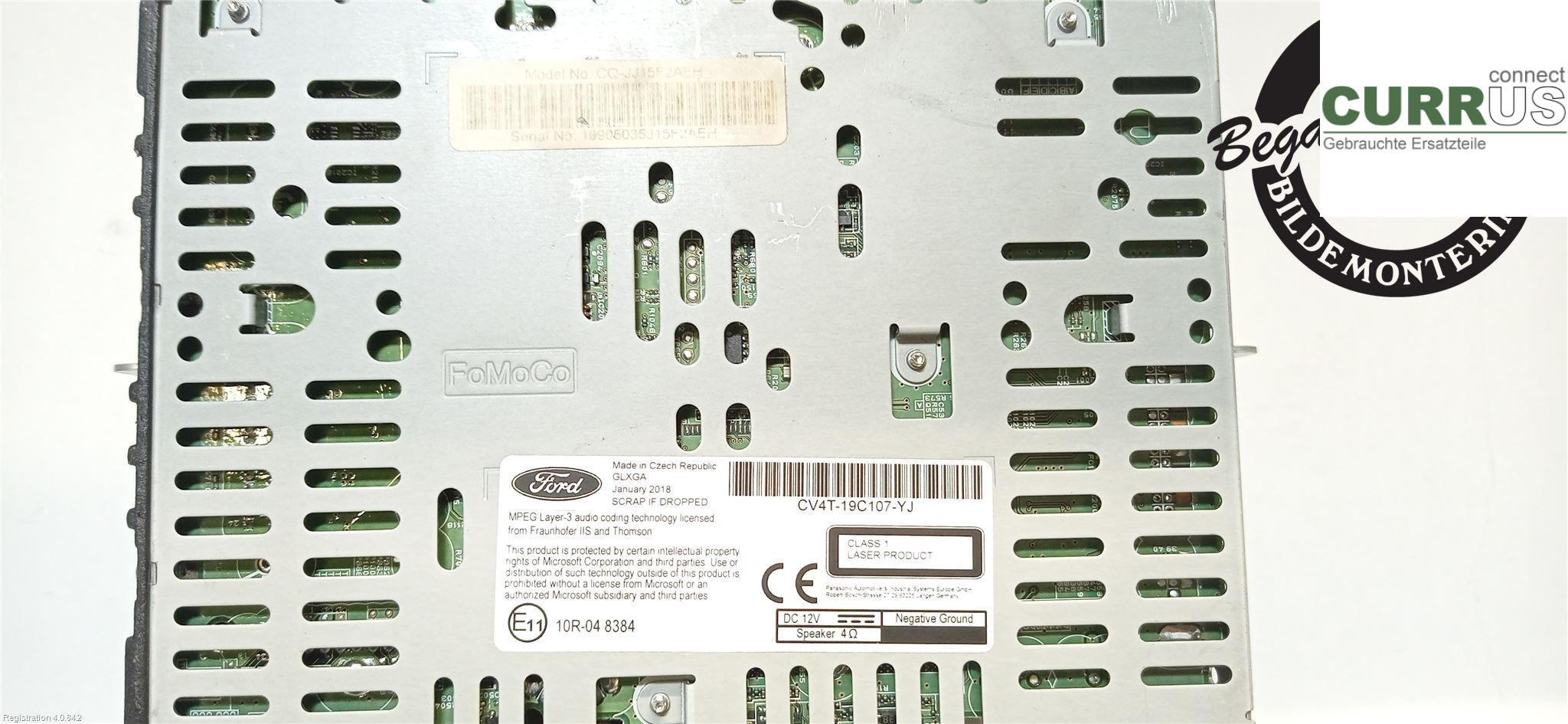 FORD KUGA  17-19 Radio CD / Multimedia panel 2255076 M8MA