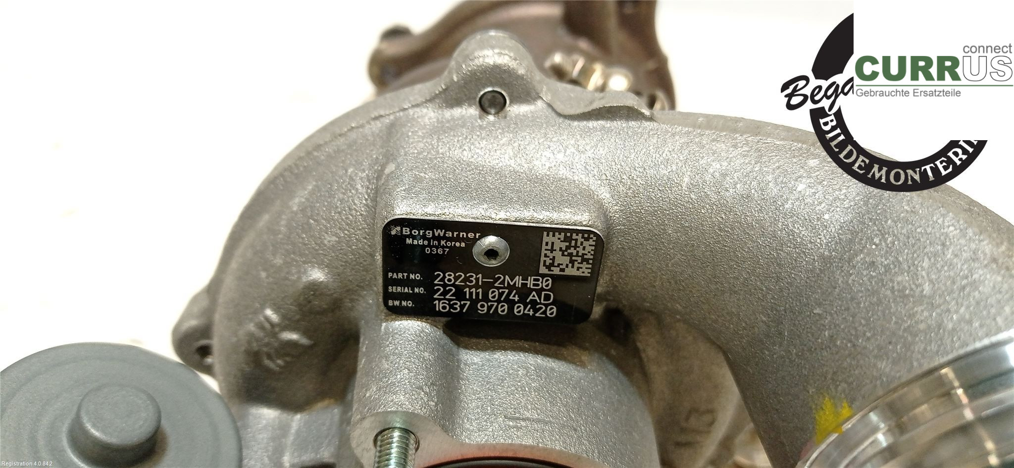 KIA SPORTAGE (NQ5)  22- Turbo charger 282312MHB0 G4FT