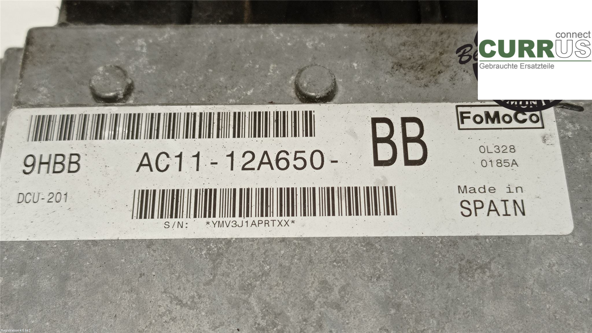 FORD TRANSIT    06-13 Engine Control Unit Diesel (ECU) 1740035 P8FA