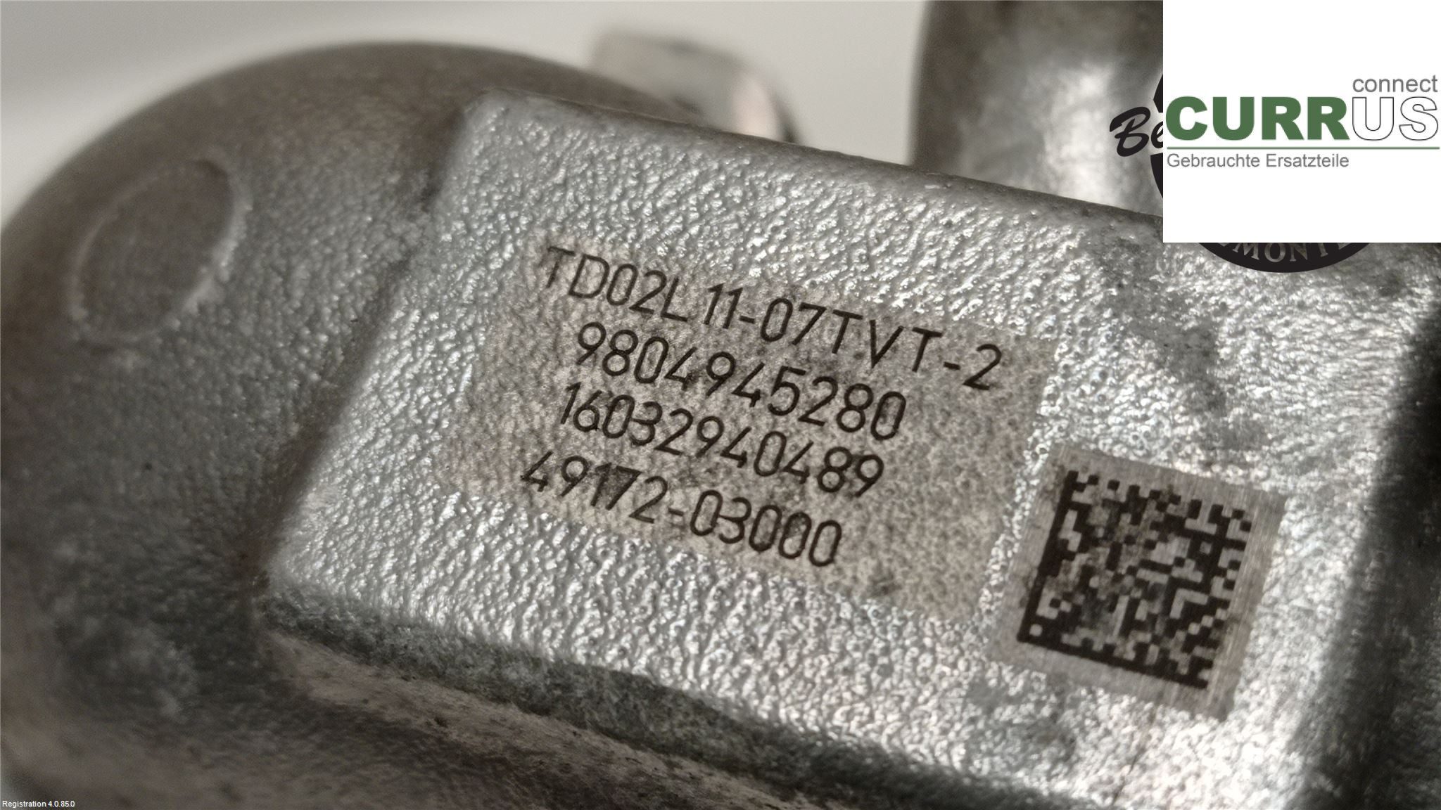 CITROEN BERLINGO  08-18 Turbocompresseur 98 049 452 80 BHW