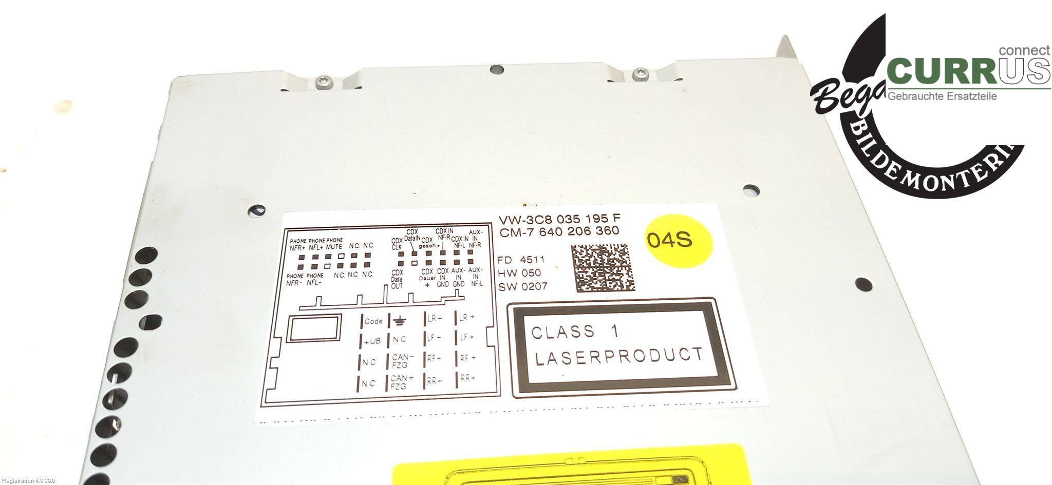 VW JETTA VI   11-  Radio CD / Multimedia panel 3C8035195F CAVD