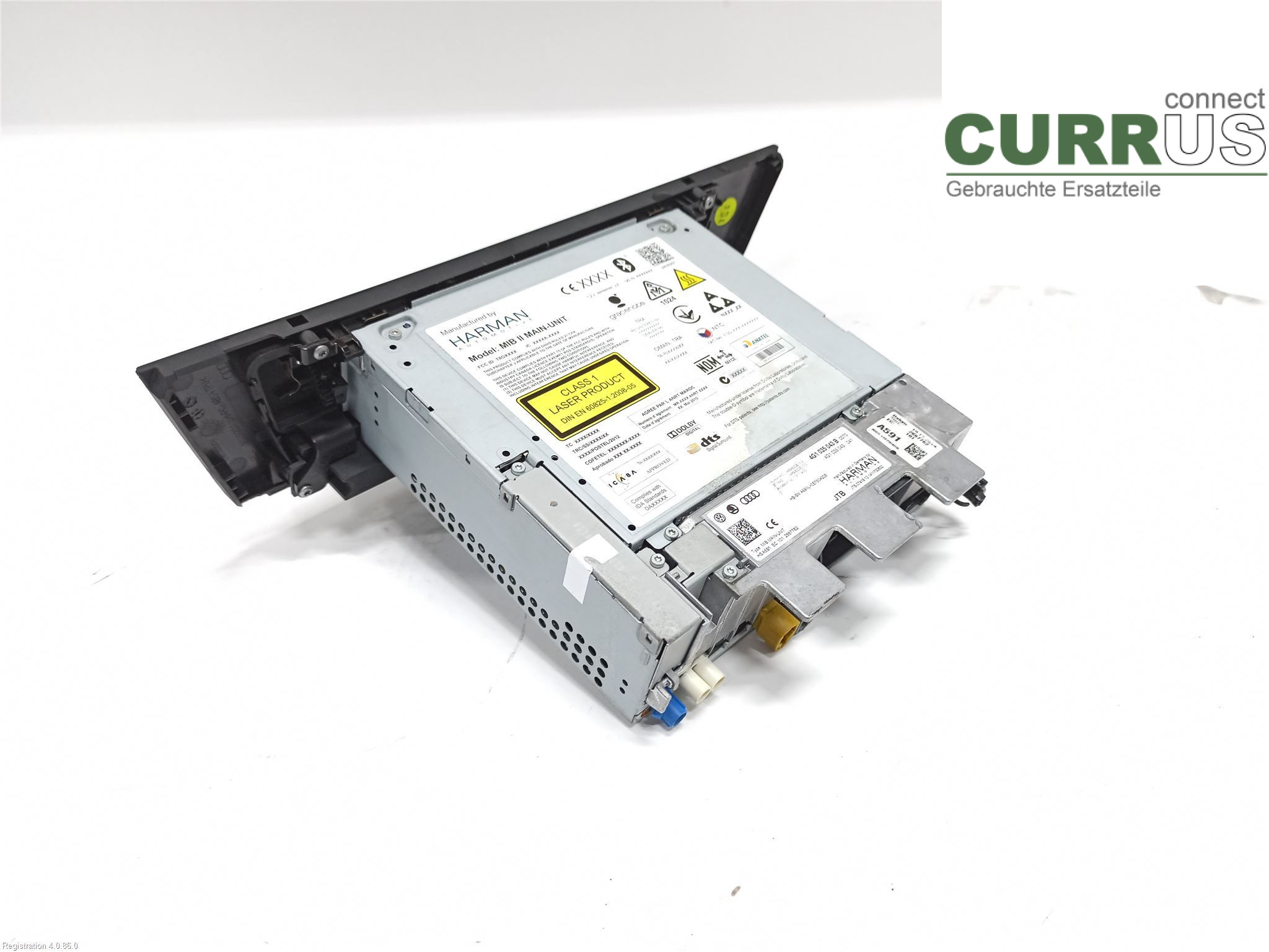 AUDI A7/S7 4G  11-17 Radio CD /Multimediapanel 4G1 035 043 B CRTD
