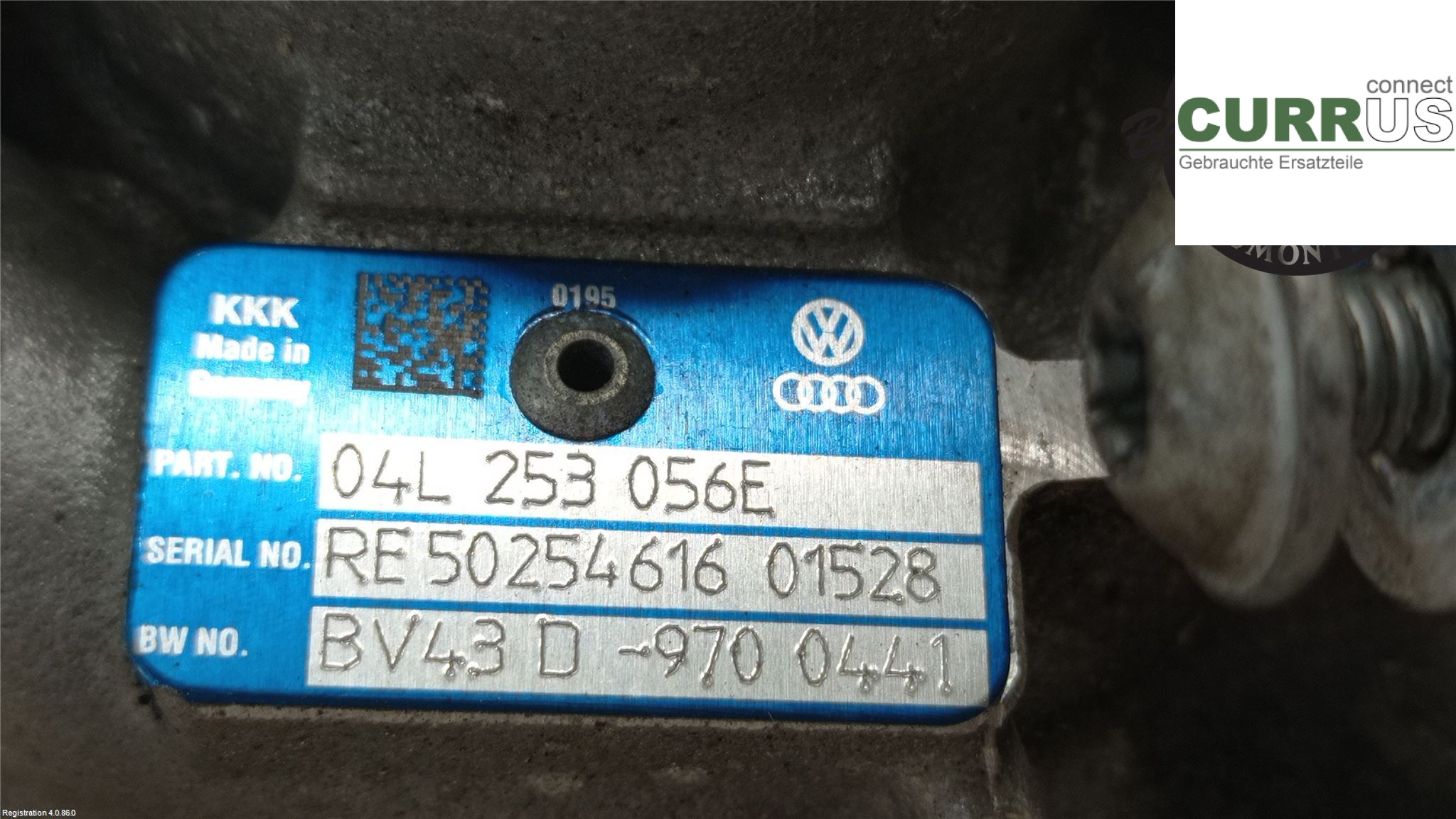 AUDI A6/S6 4G   11-18 Turbolader 04L 253 124 CNHA