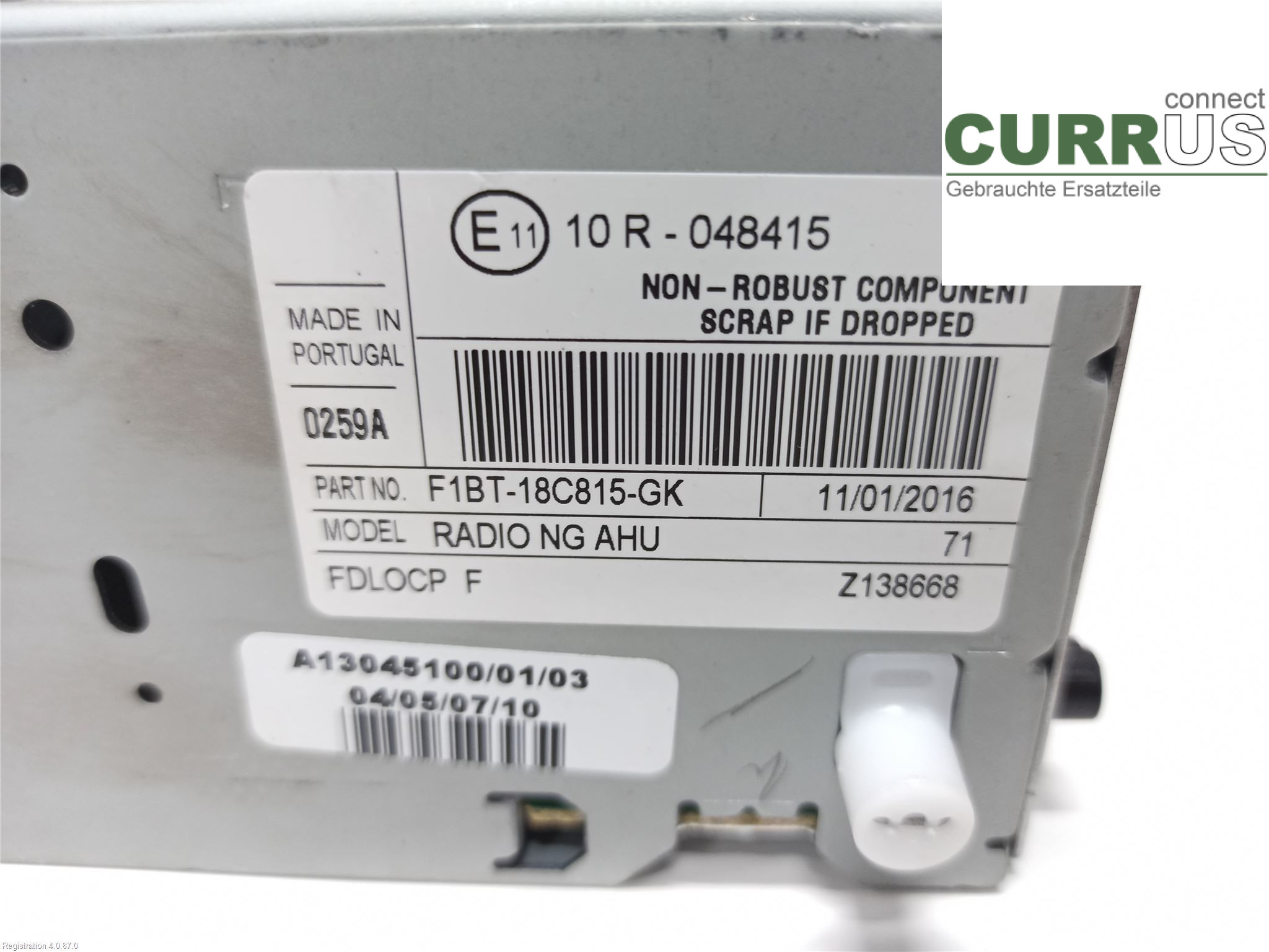 FORD FOCUS  15-18 Radio-CD-/Multimedia-Panel 2335495 M1DD