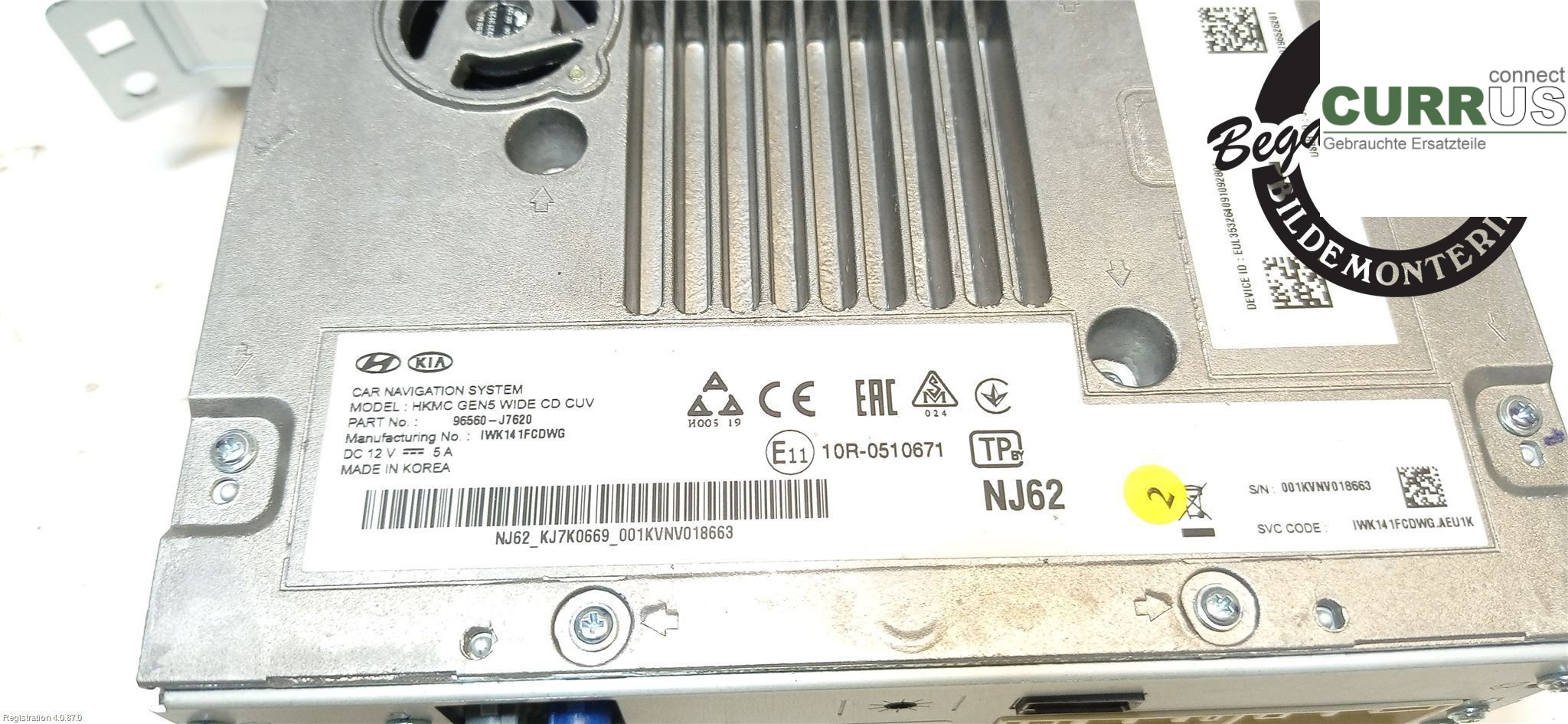 KIA PROCEED  19- car-part-types.display 96560J7620WK G4FJ
