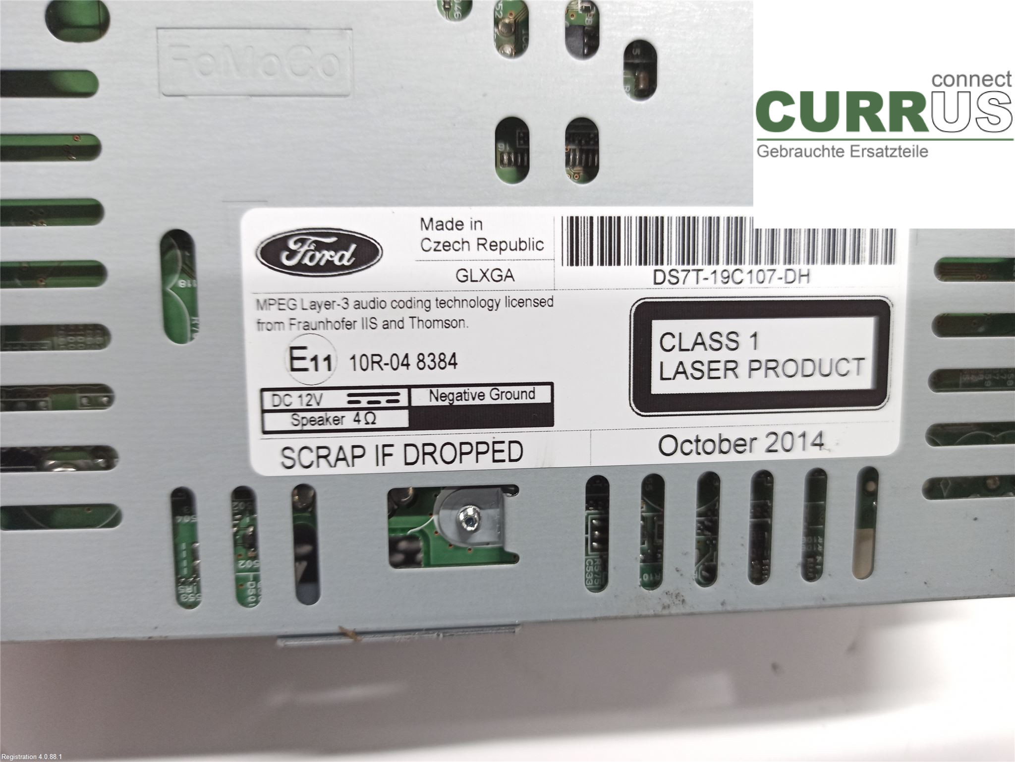 FORD MONDEO    15- Radio-CD-/Multimedia-Panel 2183864 U3CA