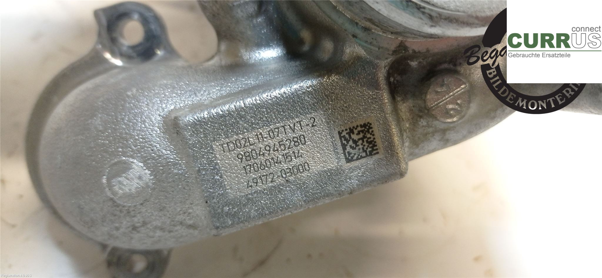 CITROEN BERLINGO  08-18 Turbo charger 98 420 965 80  BHY