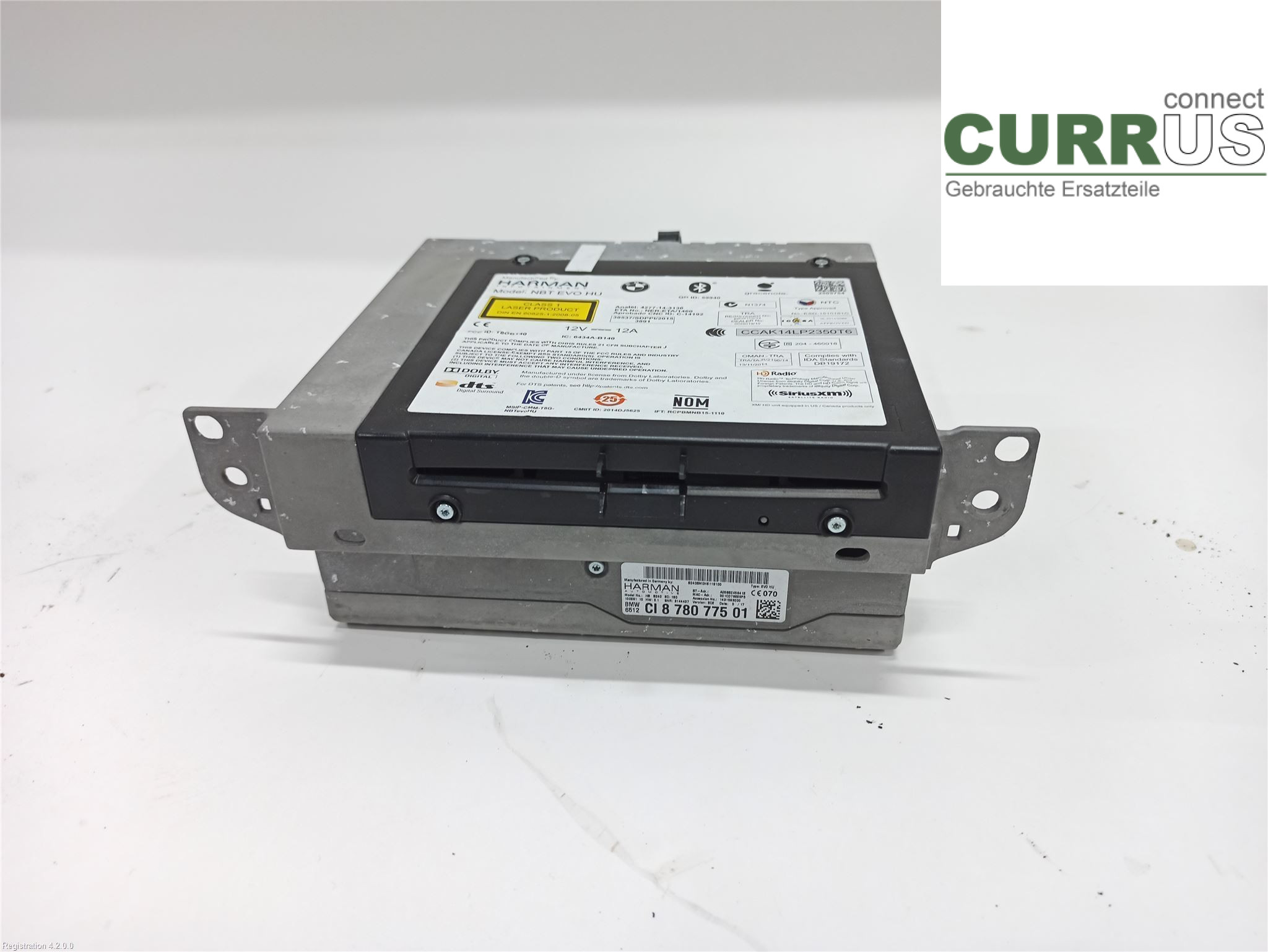 BMW 4 F36 GRAN COUPÉ  14-20 Radio CD / Multimedia panel 65128780775 B47-D20A