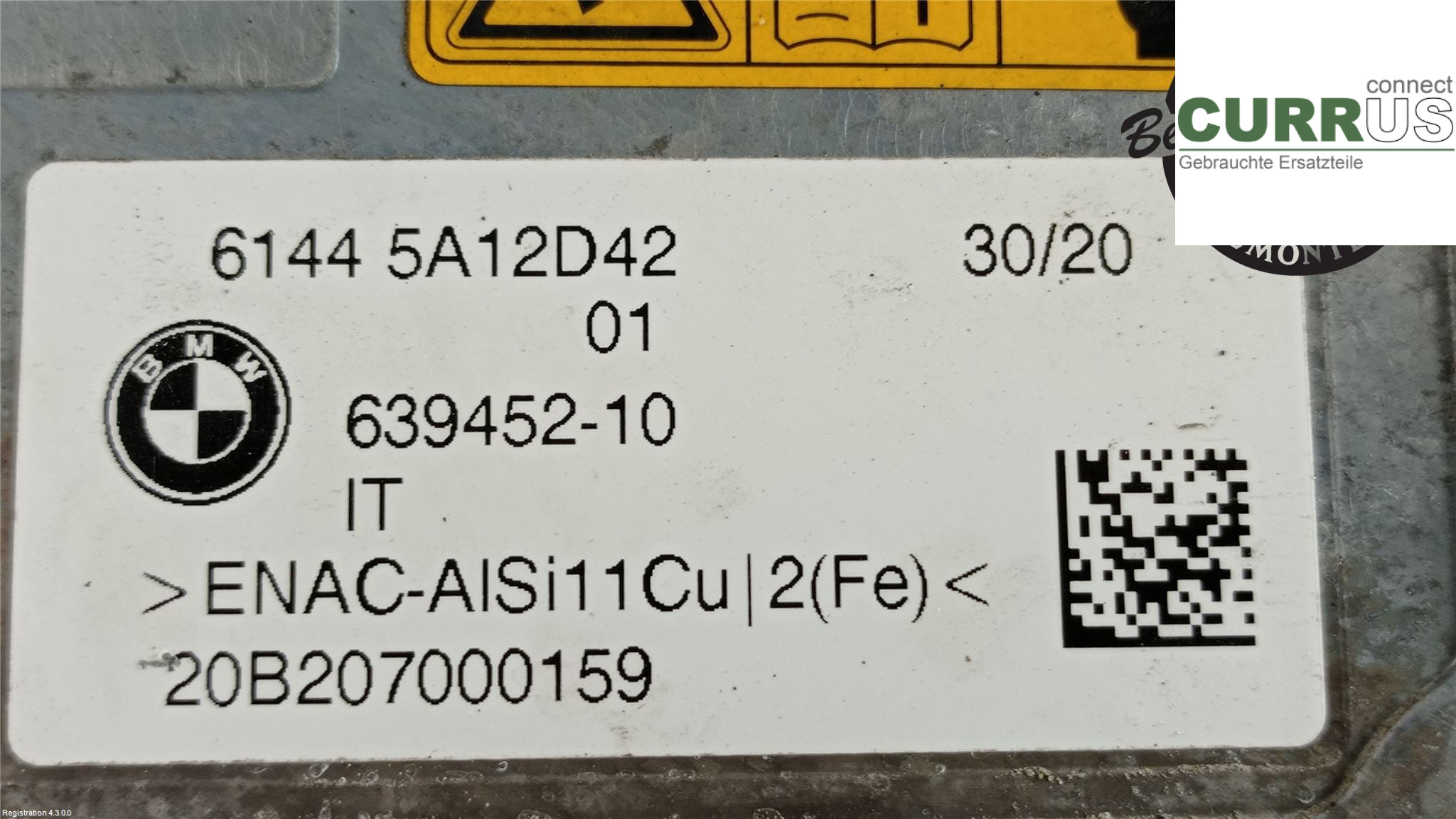 BMW i3 I01  13- Controller til strømfordeling 61 44 5 A34 283 -1