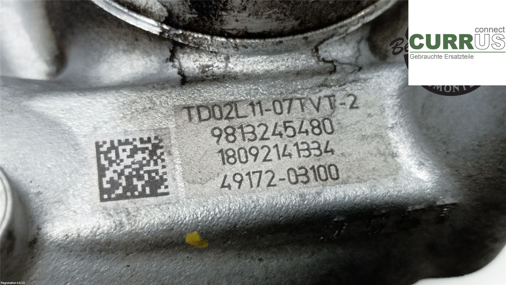 CITROEN BERLINGO  19- Turbolader 98 132 454 80 YHY