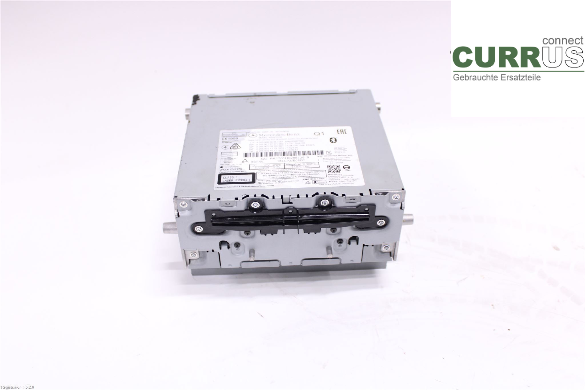 MB GLC-CLASS (X253/C253)  15-22 Radio CD / Multimedia panel A 205 900 93 40 OM651.921