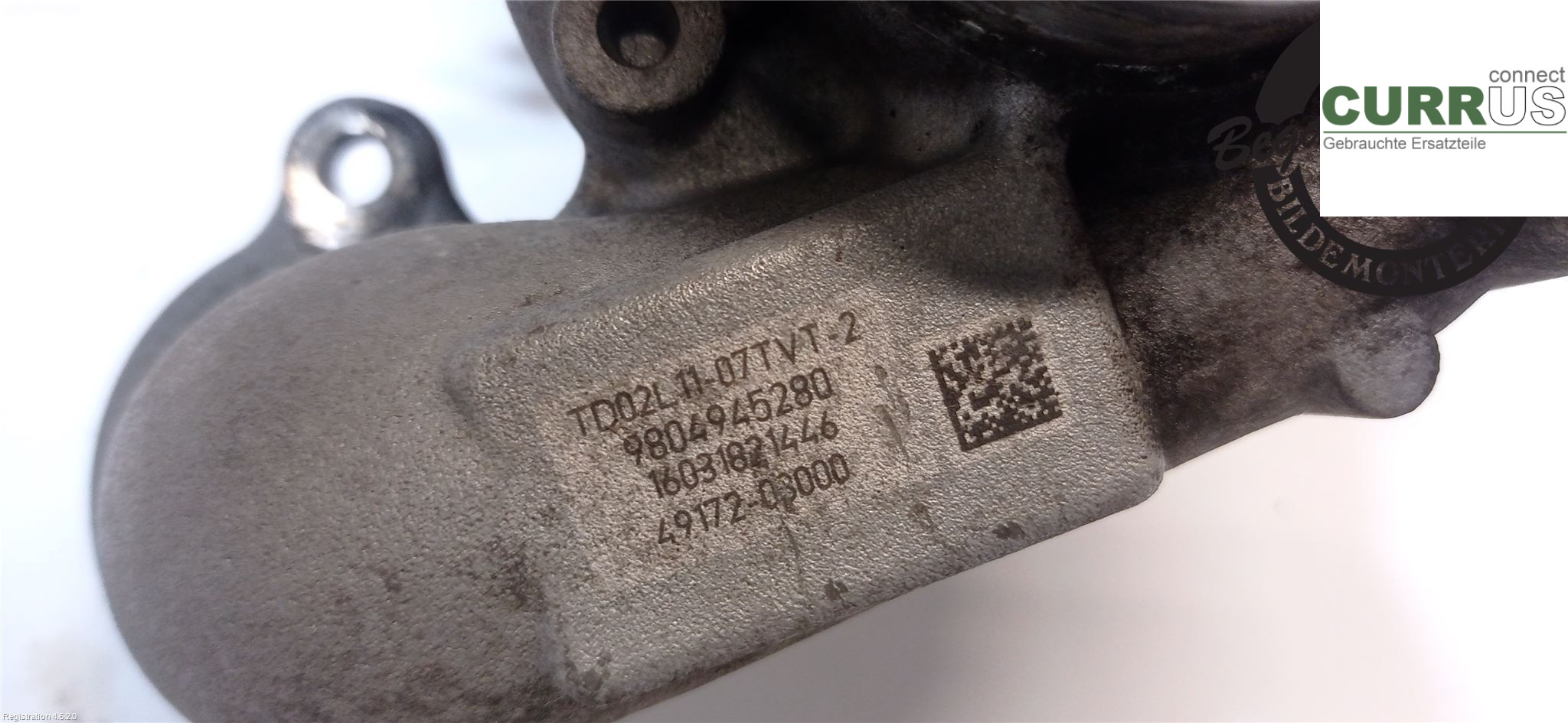 CITROEN BERLINGO  08-18 Turbo charger 98 420 965 80  BHY