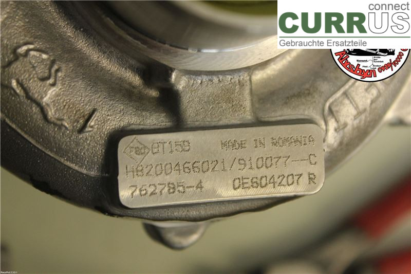 RENAULT TRAFIC   02-14 Turbo charger 7701477300 29 2.0 DCI 115