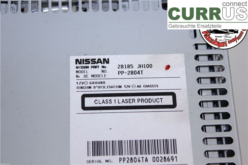 NISSAN X-TRAIL 08-14 Radio CD / Multimedia panel 28185-JH100 2.0DCI 150HK