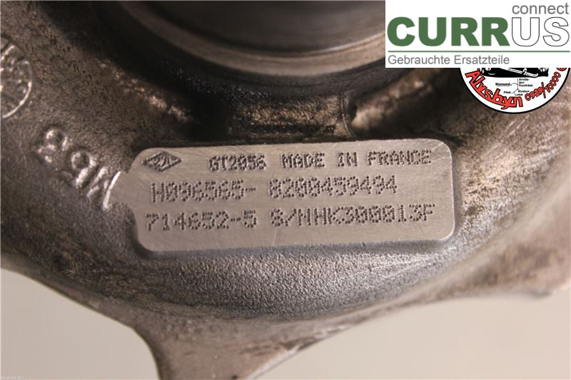 RENAULT TRAFIC   02-14 Turbo charger 7711135169 2.5DCI 135HK