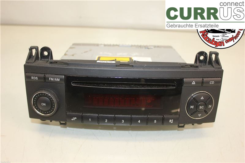 MB A-KLASS (W169) 04-12 Radio CD / Multimedia panel A1698200386 150 70 KW