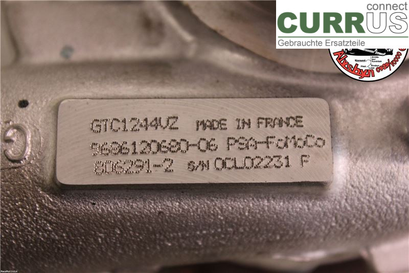 CITROEN C4 II 11-18 Turboladdare 0375P7 1.6HDI 112HK