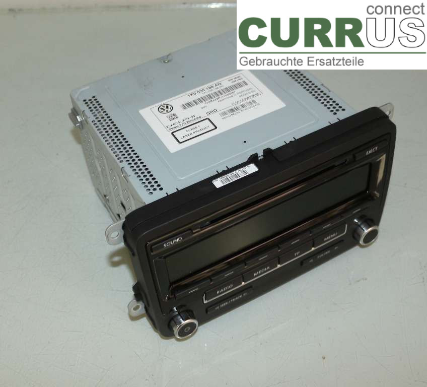 VW PASSAT  11-14 Radio-CD-/Multimedia-Panel 1K0057186AN 1.4 R4 160HK