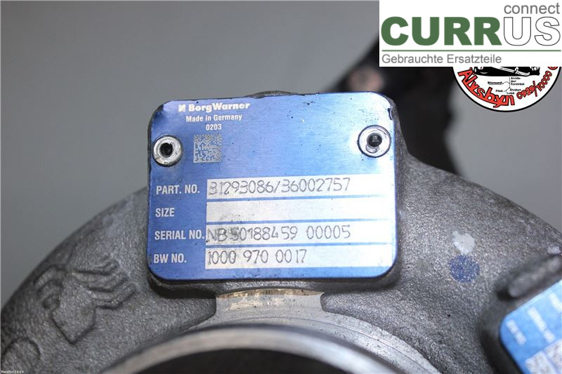 VOLVO V70      08-13 Turbo charger 36010145 2.4 D5 205HK
