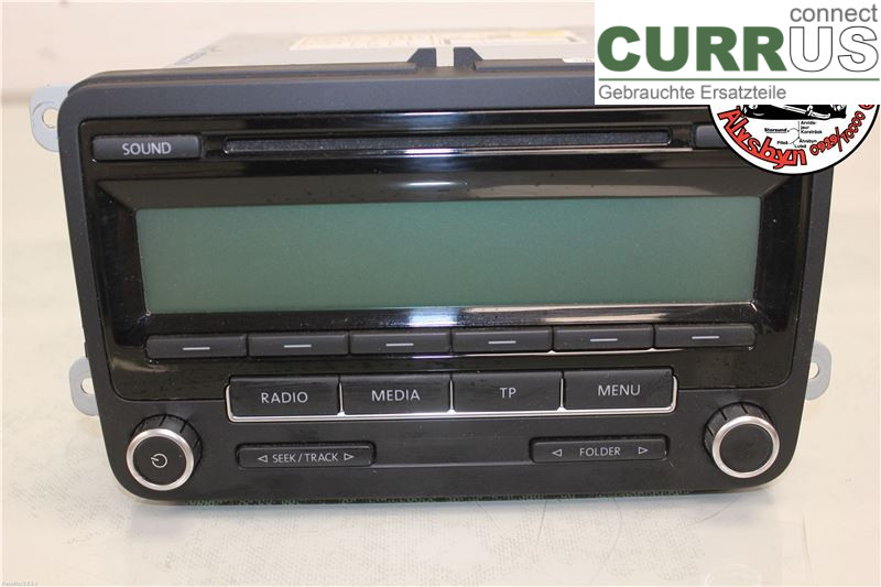 VW GOLF VI     09-13 Radio CD / Multimedia panel 1K0035186AA 1.6I 102HK