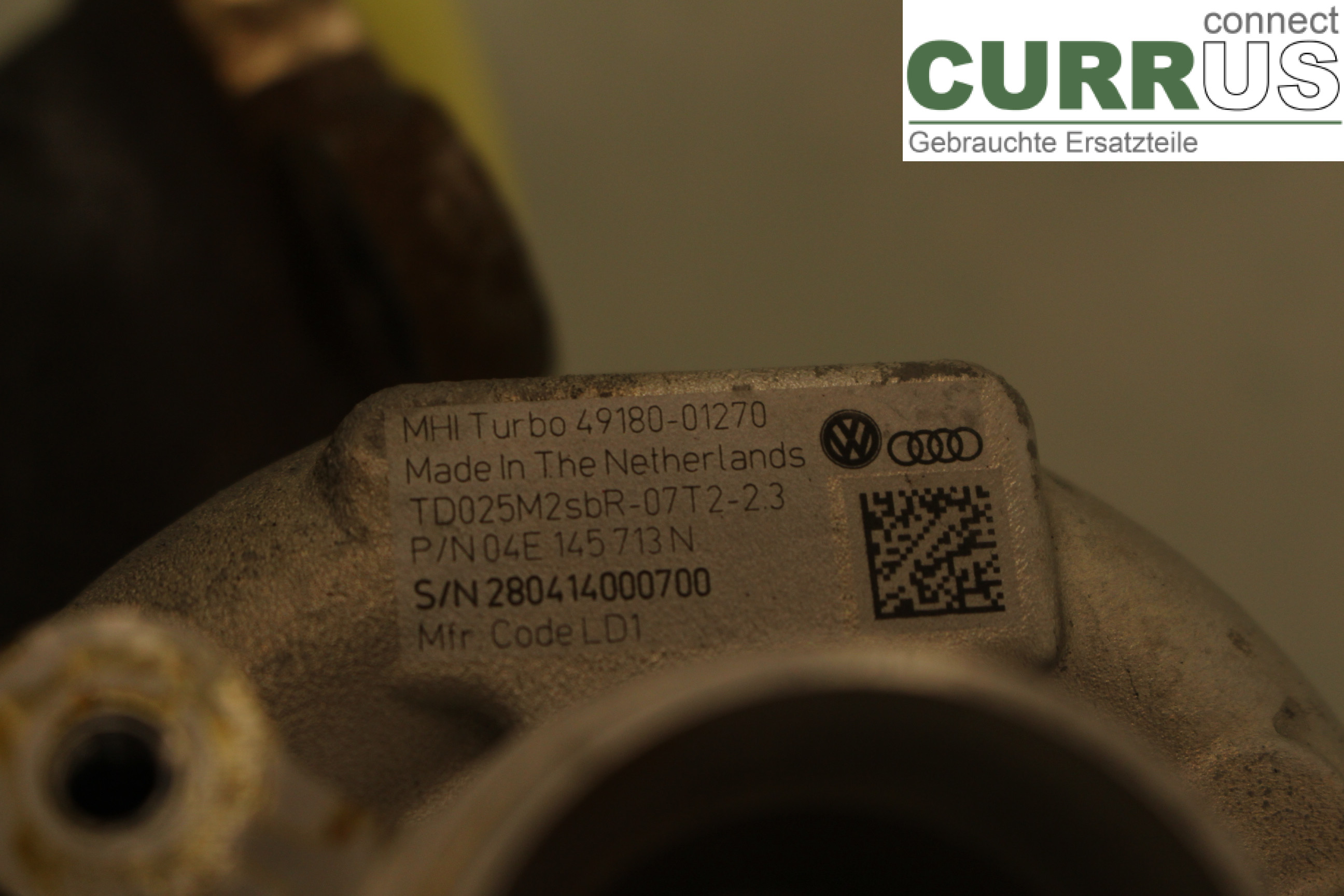 AUDI A3/S3 8V  13-20 Turbo charger 04E145713N 1.4TFSI 122HK
