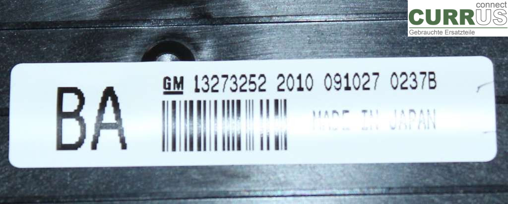 OPEL INSIGNIA  09-16 Radio CD / Multimedia panel 13273252 2.0 CDTI 131HK