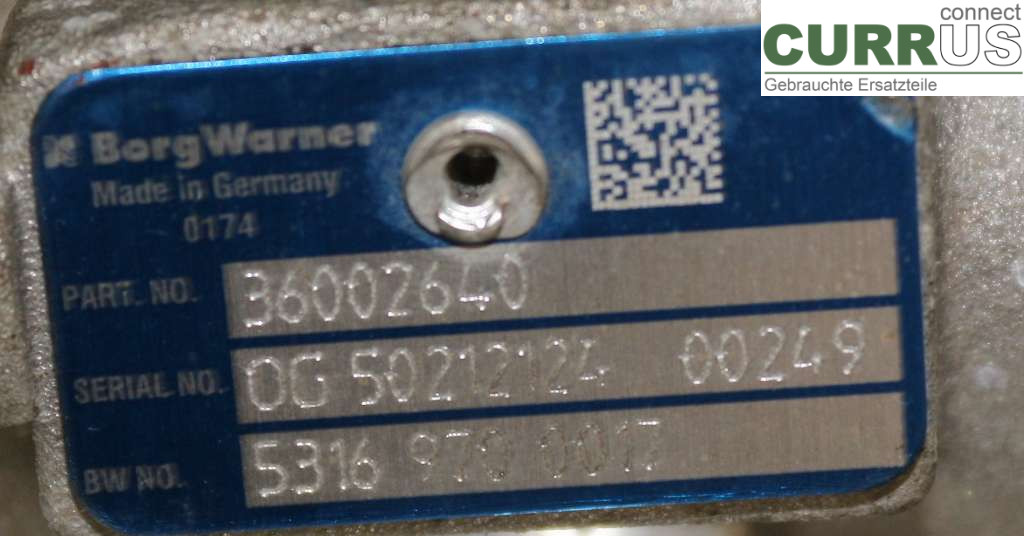 VOLVO XC70   08-13 Turbo charger 36010145 2,4D R4 163HK