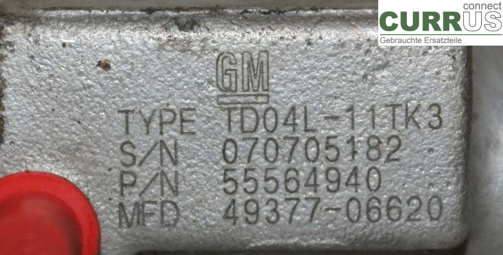 SAAB 9-3      08-15 Turbolader 55564940 2.0t Biopower