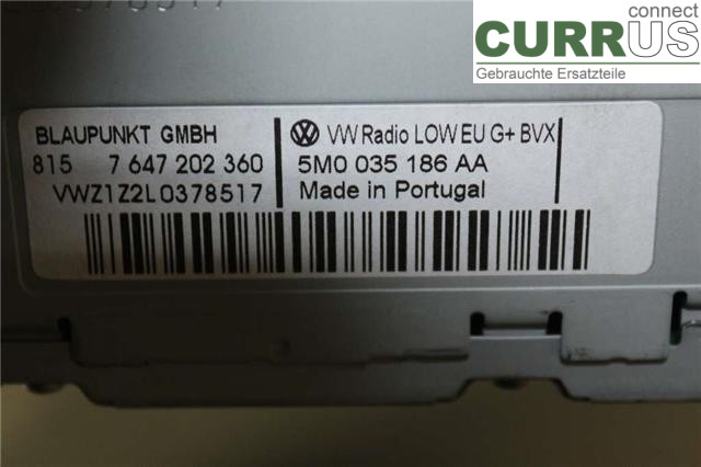 VW POLO       10-17 Radio CD / Multimedia panel 5M0057187AX 1.6 TDI 90HK