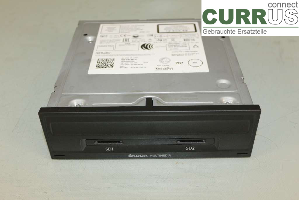 SKODA OCTAVIA  13-20 Radio CD /Multimediapanel 5Q0035864A 1,6TDI 110HK
