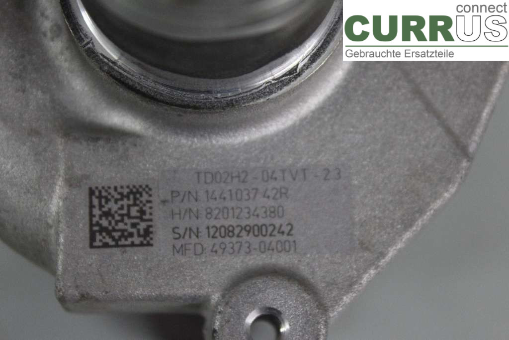 RENAULT CLIO IV   12-16 Turbolader 144108035R 0,9T R3 90HK