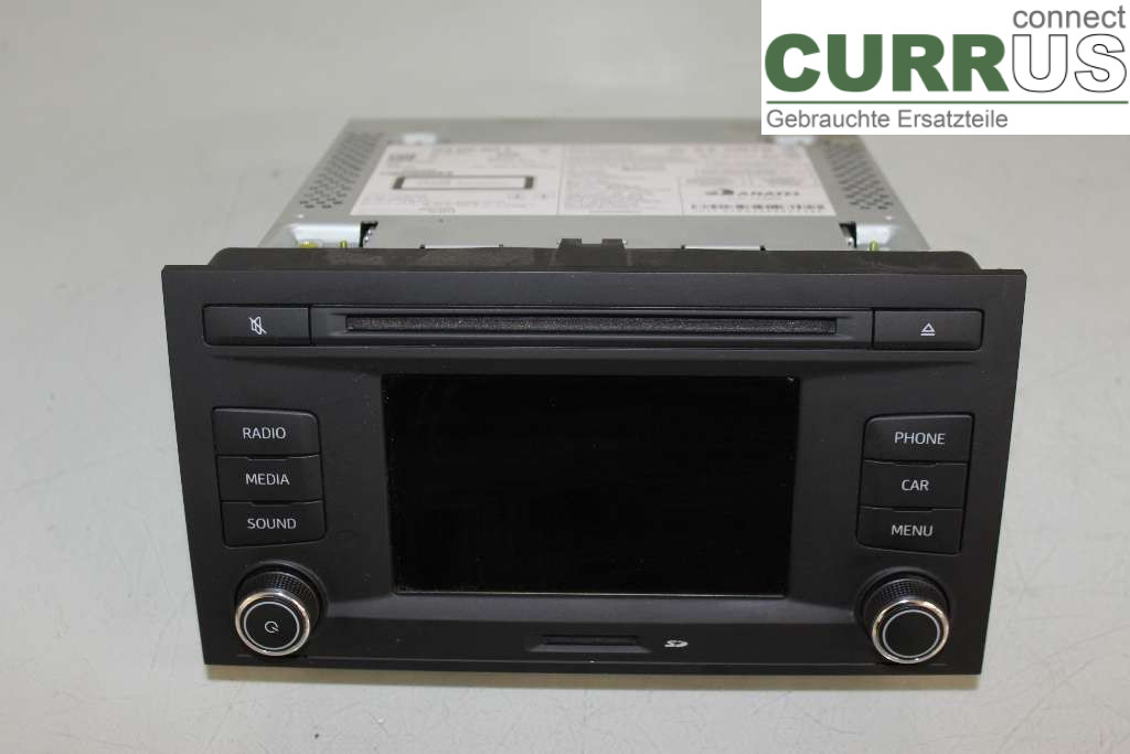 SEAT LEON   13-20 Radio CD / panneau multimédia 5F0035869A 1,6TDI R4 105HK