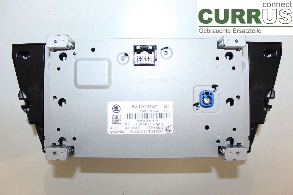 SKODA FABIA  15- Radio CD / multimediepanel 6V0919604 1,2TSI 90HK