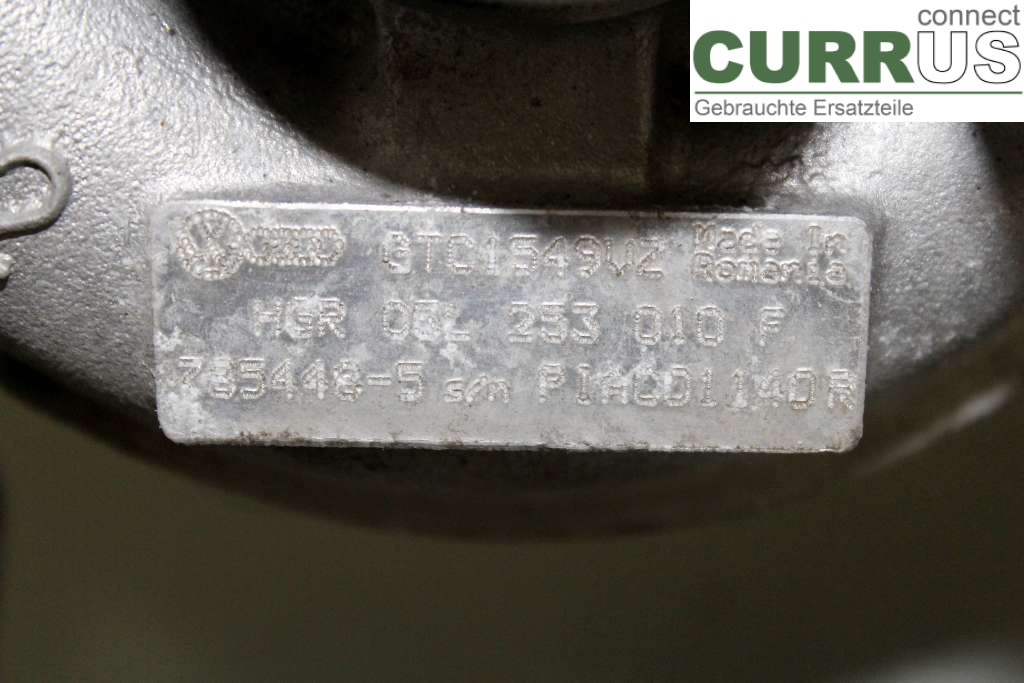 VW PASSAT  11-14 Turbo charger 03L253010FX 2,0TDI R4 170HK