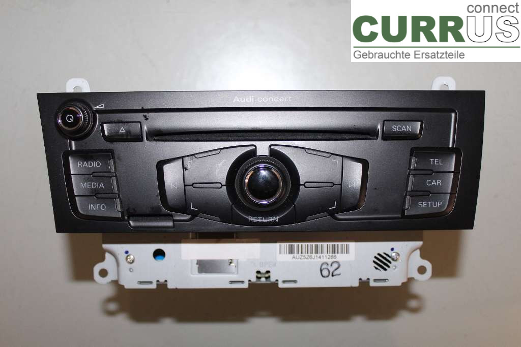 AUDI A4/S4  08-11 Radio CD / Multimedia panel 8T1057186PX 2,0TDIe 136hk